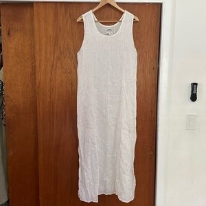 100% linen maxi dress, vintage